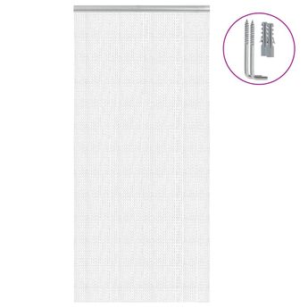 vidaXL Chain Door Fly Screen 39.4x83.5" Aluminium