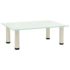 vidaXL TV Stand Frosted 40x35x17 cm Tempered Glass