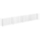 vidaXL Gabion Raised Bed Galvanised Steel 360x30x60 cm