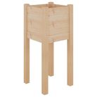 vidaXL Garden Planter 12.2"x12.2"x27.6" Solid Wood Pine