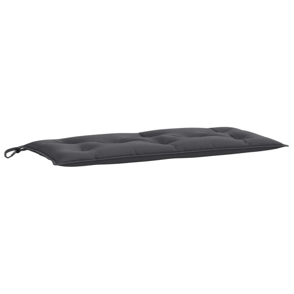 vidaXL Garden Bench Cushion Melange Anthracite 39.4"x19.7"x2.8" Fabric