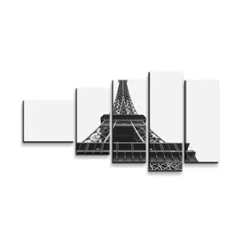 Sablio Obraz - 5-dílný Eiffel Tower 4 - 100x60 cm