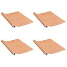 vidaXL Self-adhesive Furniture Films 2 pcs Japanese Oak 196.9"x35.4" PVC