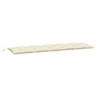 vidaXL Garden Bench Cushion Cream White 70.9"x19.7"x2.8" Oxford Fabric