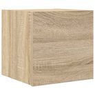 vidaXL Wall Mounted TV Cabinet Sonoma Oak 30.5x30x30 cm