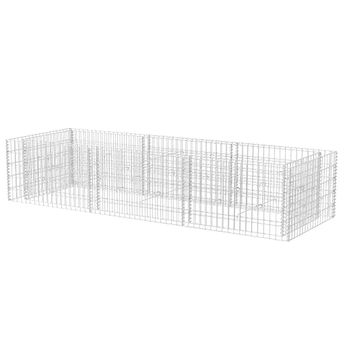 vidaXL Gabion Raised Bed Steel 270x90x50 cm