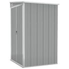 vidaXL Wall-mounted Garden Shed Grey 118x100x178 cm Galvanised Steel
