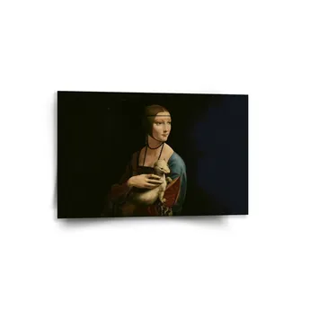 Sablio Obraz Dáma s hranostajem - Leonardo da Vinci - 60x40 cm