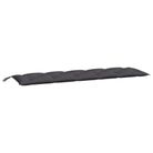 vidaXL Garden Bench Cushion Anthracite 70.9"x19.7"x2.8" Oxford Fabric