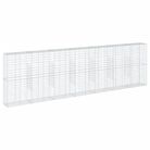 vidaXL Gabion Basket with Cover 700x50x200 cm Galvanised Iron