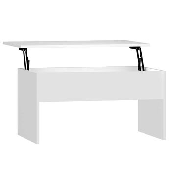 vidaXL Coffee Table White 80x50.5x41.5 cm Engineered Wood