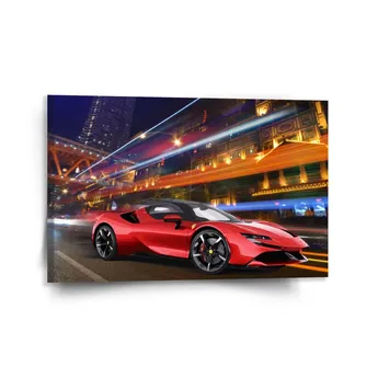 Sablio Obraz Ferrari na ulici - 120x80 cm