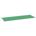 vidaXL Garden Bench Cushion Green 59.1"x19.7"x1.2" Oxford Fabric