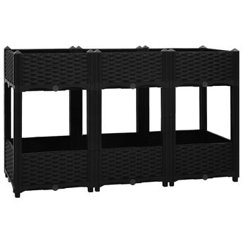 vidaXL Raised Bed 120x40x71 cm Polypropylene