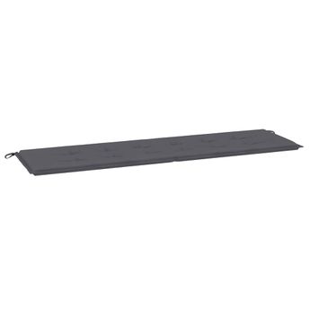 vidaXL Garden Bench Cushion Anthracite 70.9"x19.7"x1.2" Oxford Fabric