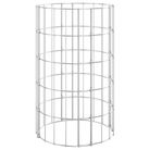 vidaXL Circular Gabion Pole Galvanized Steel Ã11.8"x19.7"