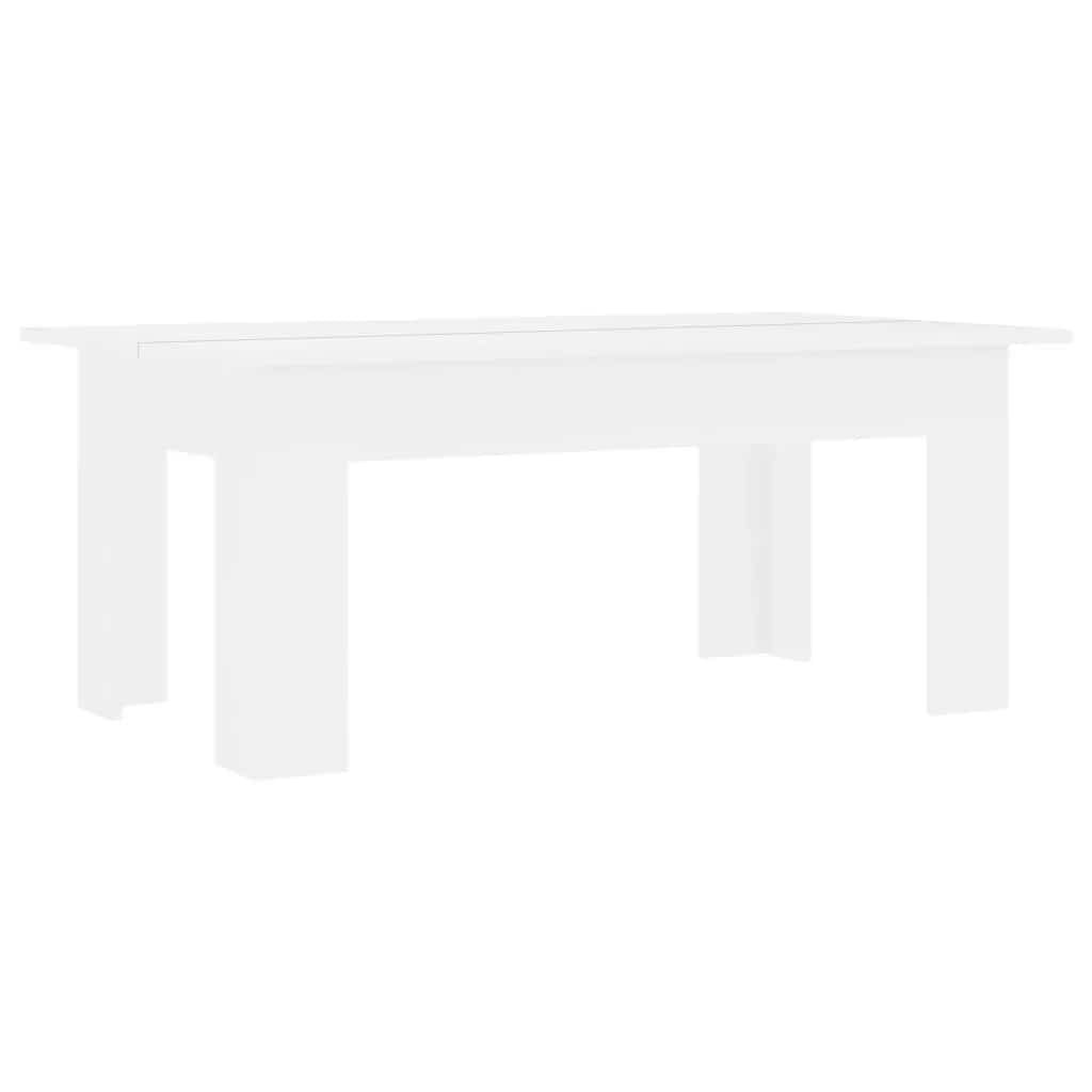 vidaXL Coffee Table White 39.4"x23.6"x16.5" Engineered Wood