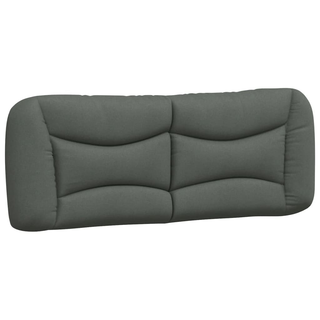 vidaXL Headboard Cushion "Hvar" Dark Grey 137 cm Fabric