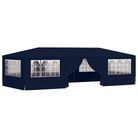 vidaXL Professional Party Tent with Side Walls 13.1'x29.5' Blue 0.3 oz/ftÂ²