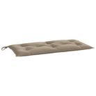 vidaXL Garden Bench Cushion Taupe 100x50x7cm Oxford Fabric