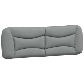vidaXL Headboard Cushion "Hvar" Light Grey 152 cm Fabric