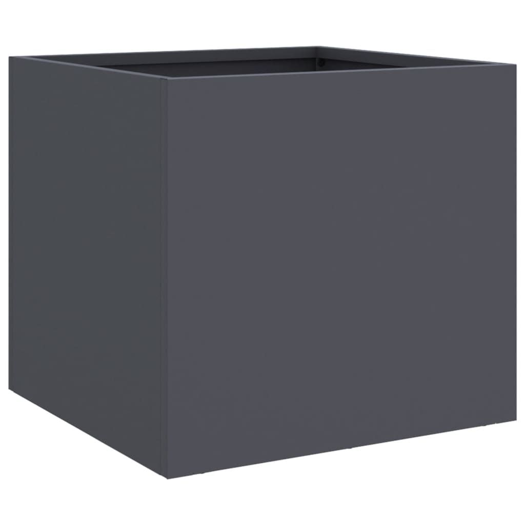 vidaXL Planter Anthracite 12.6"x11.8"x11.4" Steel
