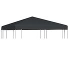 vidaXL Gazebo Top Cover 1 oz/ftÂ² 9.8'x9.8' Gray