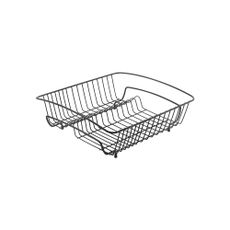 Black drip tray made of stainless steel Metaltex Square Lava