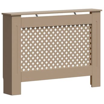 vidaXL Radiator Cover 44.1"x7.5"x32.1" MDF