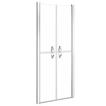 vidaXL Shower Door Clear ESG 39.8"x74.8"