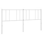 vidaXL Metal Replace Headboard White 193 cm