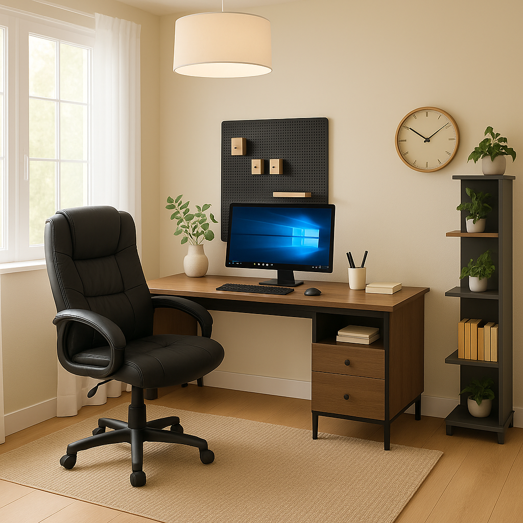 Modern office in gray