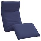 vidaXL Folding Sun lounger Navy Blue 175x54x8,5 cm Oxford Fabric
