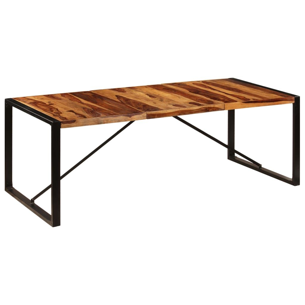 vidaXL Dining Table 86.6"x39.4"x29.5" Solid Acacia Wood