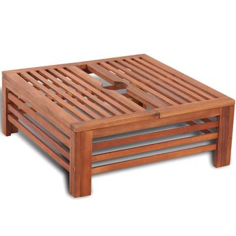 vidaXL Wooden Parasol Stand Cover