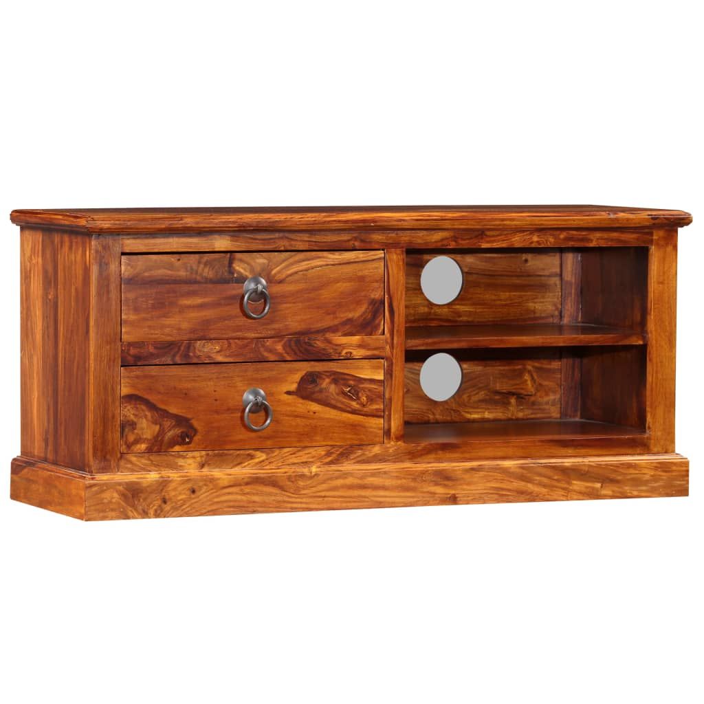 vidaXL TV Stand Solid Wood Acacia 35.4"x11.8"x15.7"