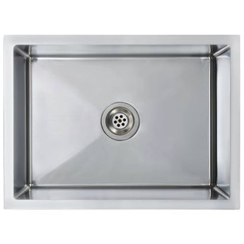 vidaXL Handmade Kitchen Sink Stainless Steel