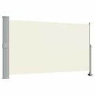 vidaXL Patio Retractable Side Awning 55.1"x118.1" Cream