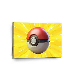 Sablio Obraz Pokemon ball Exploze - 90x60 cm