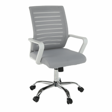 Office chair, white/grey, CAGE