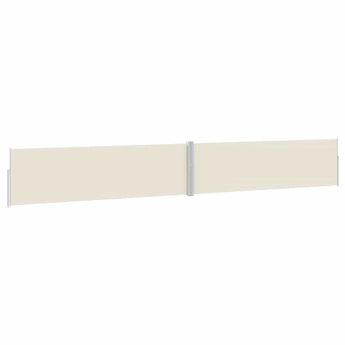 vidaXL Patio Retractable Side Awning 66.9"x472.4" Cream