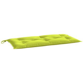 vidaXL Garden Bench Cushion Bright Green 110x50x7 cm Oxford Fabric
