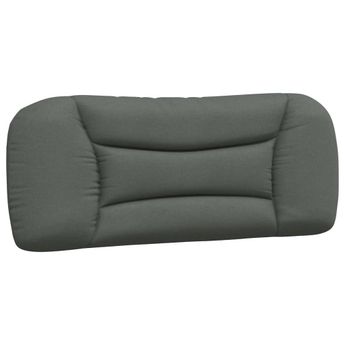 vidaXL Headboard Cushion "Hvar" Dark Gray 39.4" Fabric