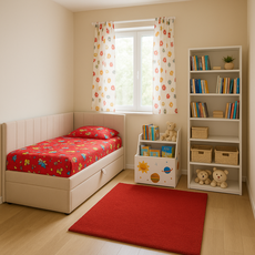 A modern children's room full of imagination