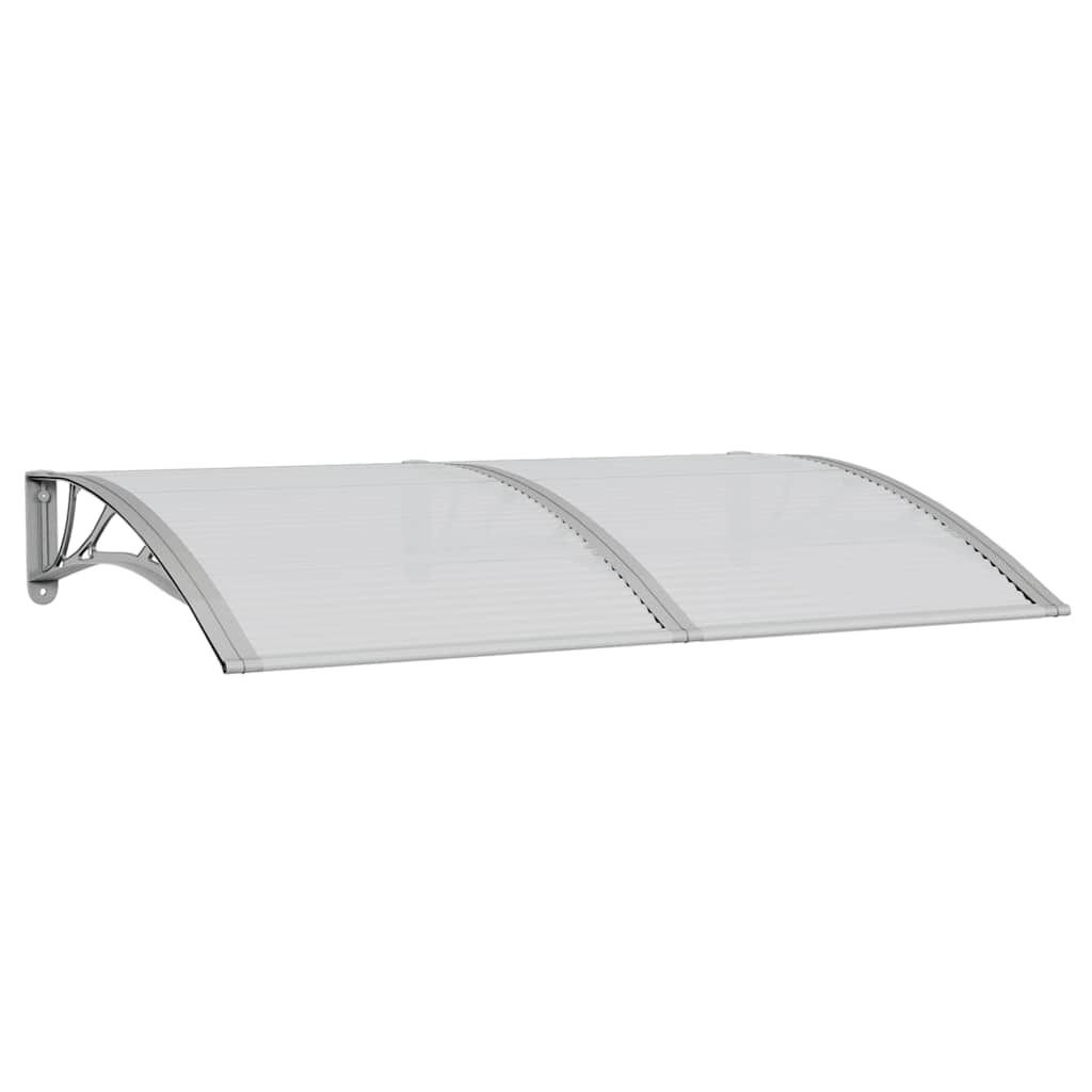 vidaXL Door Canopy Gray 59.1"x39.4" Polycarbonate
