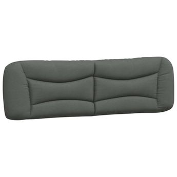 vidaXL Headboard Cushion "Hvar" Dark Gray 72" Fabric