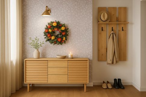 Country style in the hall