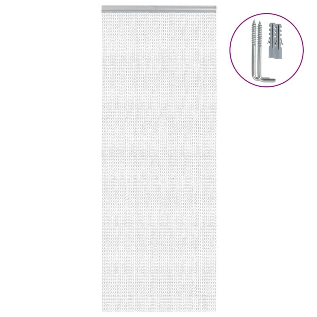 vidaXL Chain Door Fly Screen 31.5x83.5" Aluminium