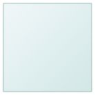 vidaXL Table Top Transparent 23.6"x23.6" Tempered Glass