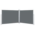 vidaXL Retractable Side Awning Anthracite 55.1"x393.7"